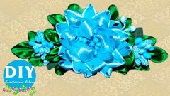 Master-class Kanzashi. DIY. Needlework. Flowers Kanzashi.