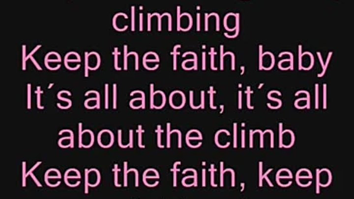 Miley Cyrus - The Climb ( Lyrics_Songtext )_(360p)