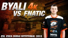 CS:GO - Virtus.pro byali - 4 kills vs Fnatic @ ESL ESEA Duba...