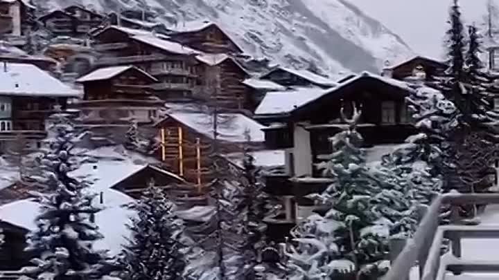 Зимняя сказка в Швейцарских Альпах!