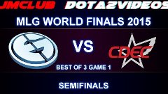 DOTA 2 EG vs CDEC Game 1 VOD - MLG World Finals 2015, Semifi...