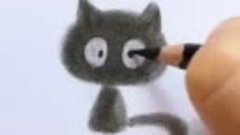 Рисуем котика с детьми