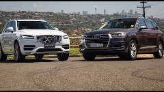 Volvo XC90 D5 vs Audi Q7 3.0TDI / Тест драйв / Обзор / Revie...