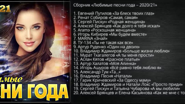 Музыка супер песни. Песни 21 года.