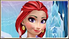 Spa Salon Anna Frozen - Princess Anna Makeover Game For Kids