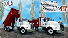 Farming Simulator 15 моды:  Грузовик Kenworth Dump (106 сери...