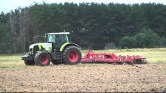 CLAAS ATLES 946RZ /VADERSTAD CARREIER 820 на культивации.