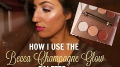 How I use: Becca Champagne Glow Palette!