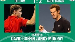 Andy Murray vs David Goffin Highlights ᴴᴰ Davis Сup 2015