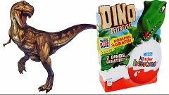 Открываем Киндер Сюрпризы Динозавры Dinosaur Kinder Surprise...