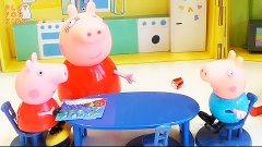 Свинка Пеппа и Дедушка Мороз, видео с игрушками. Peppa Pig a...