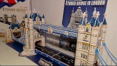 Tower Bridge in London 3D puzzle. Тауэрский Мост Лондон 3D п...