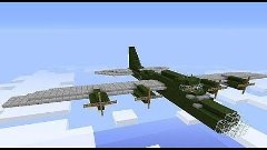 Как сделать работающий самолет-камикадзе [Minecraft механизм...