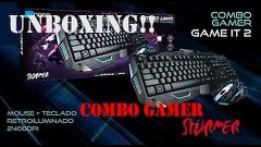 Unboxing Combo Gamer!! - Teclado + Mouse Gamer