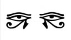 Le symbole des yeux grand ouverts