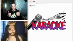 поём про Лабутены в видеочате с Кончита Kingpop show 2016 KA...