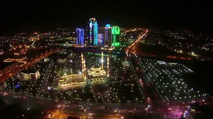 Грозный ночью фото Грозный ночью фото