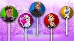 Frozen Lollipop Finger Family \ Nursery Rhymes Lyrics and Mo...