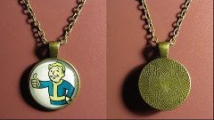 Медальон с Волт-Бойем из Фаллаута 4 (Fallout 4 Vault Boy Nec...