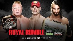 WWE Royal Rumble 2015 Brock Lesnar vs John Cena vs Seth Roll...
