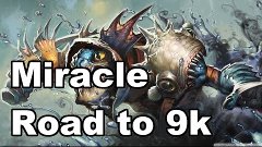 Miracle- Slark Road to 9000 MMR - Ranked Gameplay Dota 2