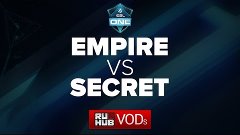 Team Empire vs. Team Secret, ESL One Manila LAN Finals, Grou...