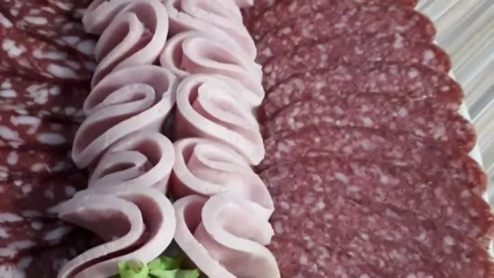 КАК ОФОРМИТЬ МЯСНУЮ НАРЕЗКУ_ meat slicing