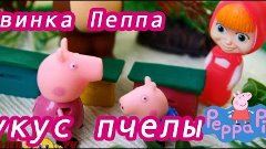 Маша и Медведь на пасеке Свинка Пеппа  мультики для самых ма...