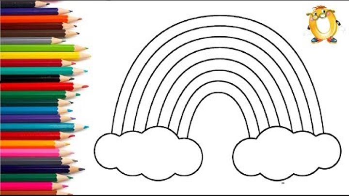 Как правильно нарисовать радугу по цветам фото Как правильно нарисовать радугу по цветам фото