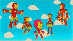 Iron Man Finger Family \ Nursery Rhymes Lyrics and More