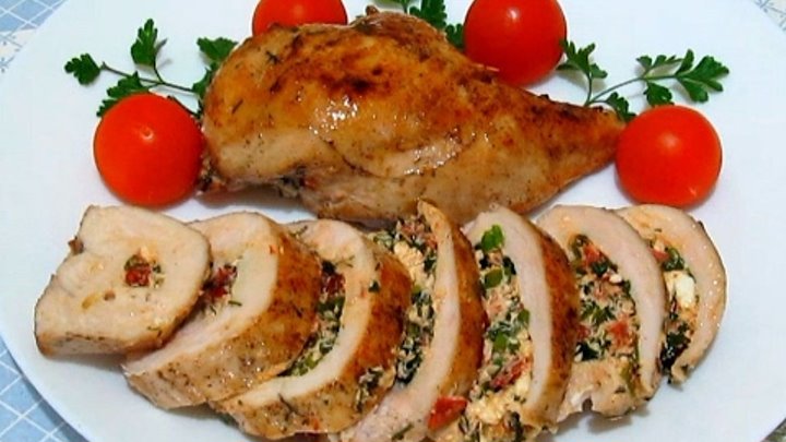 Куриная грудка фаршированная в духовке фото Куриная грудка фаршированная в духовке фото