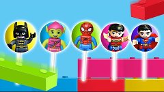 #Lego #Superhero #Lollipop #Finger Family / #Nursery Rhymes ...