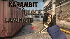 Karambit Black Laminate Gamma Case CS:GO | Керамбит Черный Л...