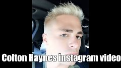 Colton Haynes instagram video | ARROW