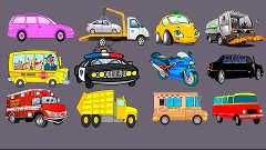 Learning Colors Street Vehicles for Kids   Kids TV Show &amp; Tr...