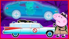 Peppa Ghostbusters Vehicles for Children | Kids Animation Co...