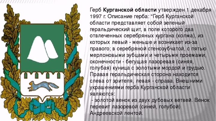 Герб кургана фото Герб кургана фото
