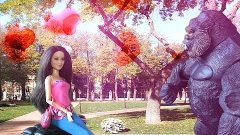 Сериал Барби 2016 Ракель в соплях Кинг КОНГ влюбился в Ракел...