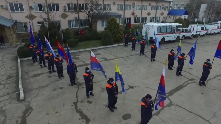 Акция сотрудников "Кубань-СПАС" в поддержку спецоперации Р ...
