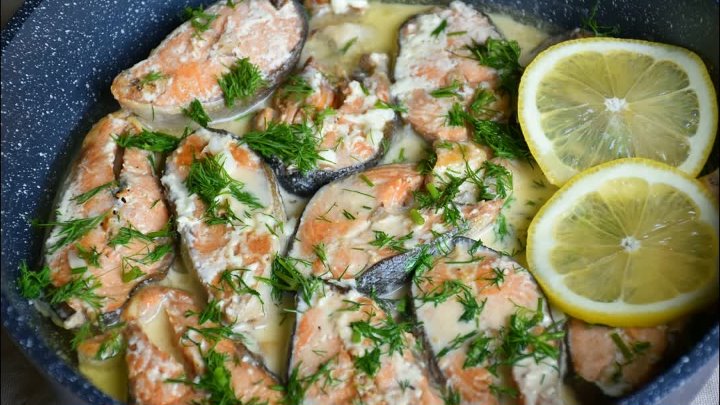 Горбуша в сметане рецепт с фото Горбуша в сметане рецепт с фото