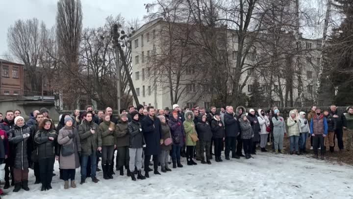 Харьковские бюджетники на учениях по борьбе с москалями