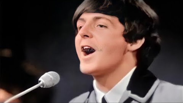 The Beatles - All My Loving - Live in The Netherlands, 1964 (Coloriz ...
