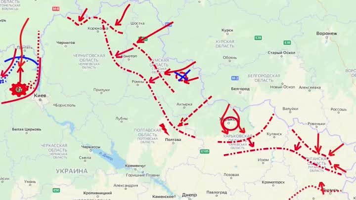 Война на Украине 25.02.22 Обстановка на фронтах