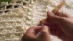 Шаль бабочки 1часть (learn to crochet shawl crochet)