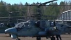 Работа вертолётов Ка-52 на Украине.