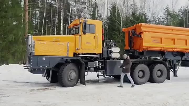 Тонар  7502 грузовик России  Гигантские Мегамашины  Иван Зенкевич