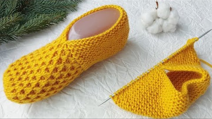 Как связать следки спицами фото пошагово Как связать следки спицами фото пошагово