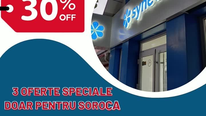 Oferta speciala la laboratorul medical Synevo SOROCA