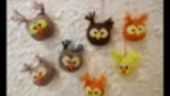 СОВА - брелок OWL - Keychain Crochet