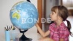 Little Girl Globe 3